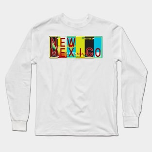 New Mexico License Plates Long Sleeve T-Shirt